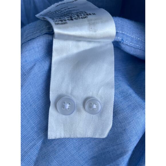 H&M Men's Blue Slim Fit Dress Shirt Large - Picture 5 of 8